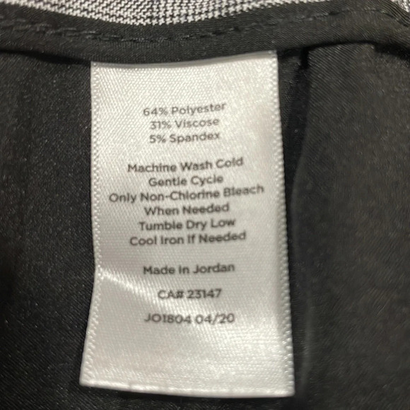 NWOT Talbots Cambridge Pant Elastic Pull On Waist Glen Plaid Straight 12P - Picture 12 of 15